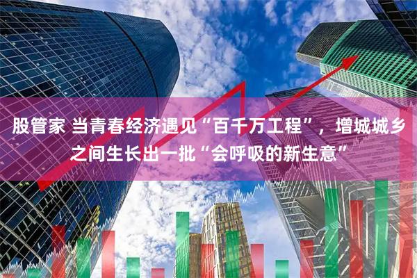股管家 当青春经济遇见“百千万工程”，增城城乡之间生长出一批“会呼吸的新生意”